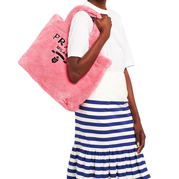 国内売り切れ色!プラダ テリー トートバッグ 偽物★夏らしいポップなトートバッグ 1BG130_2DXO